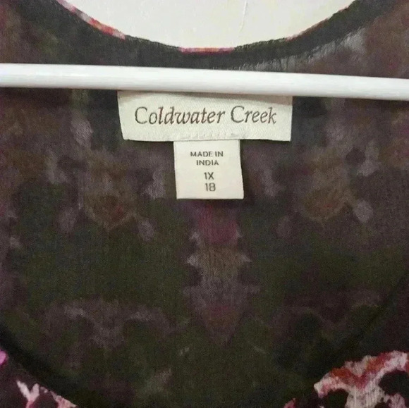 NWOT! Womens plus size coldwater creek flowy tank top! - Picture 2 of 3